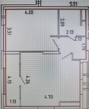 1-к квартира, 18/22 эт., 39м²